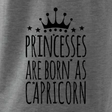 Princesses are born as Capricorn - Kozorožec