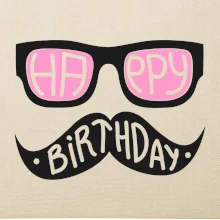 Mustache narozeniny - okuliare