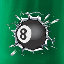 Biliardová guľa v triku