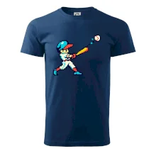 Baseballový hráč pixel art