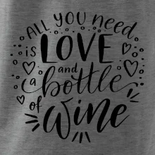 All you need is love and bottle of wine