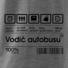 Čiarový kód - Vodič autobusu
