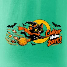 Cukor alebo žart - čierna mačka na metle