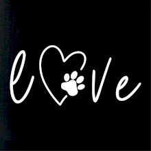 Love nápis zviera