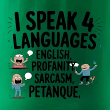 I speak 4 language - Petanque