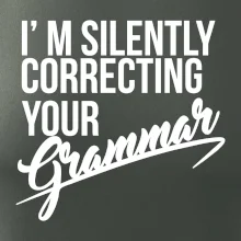 Correcting grammar