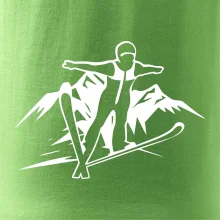 Letiaci skokan biely