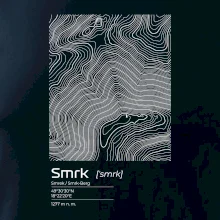 Smrk - vrstevnice v obdĺžniku
