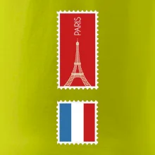 Paríž známka farebná