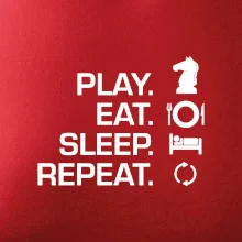 Eat sleep play - šach