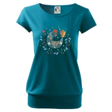 Folklór - sliepky s margarétkami Folklór - sliepky s margarétkami