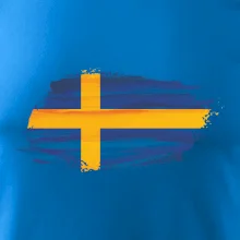 Švédska vlajka kreslená