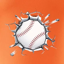 Baseball lopta v triku