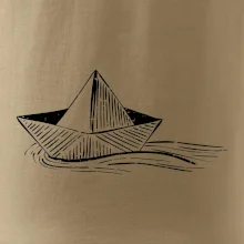 Letná romantika - papierová loďka