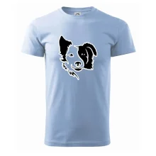 Border kólia obrys hlavy