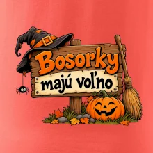 Bosorky majú voľno - tabuľa s tekvicou