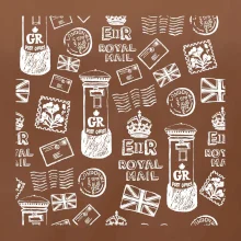 Britská pošta ikony