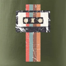 Retro kazeta - pruhy Retro kazeta - pruhy