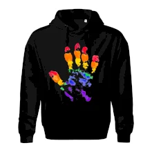 LGBT hand print
