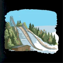 Obrázok skokanských mostíkov