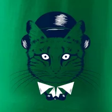 Mačka hipster s klobúkom