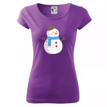 Snehuliak so šálom