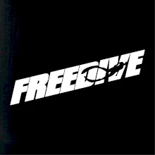 Freedive - nápis s potápačom Freedive - nápis s potápačom