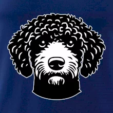 Lagotto romagnolo hlava na prsníku