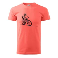 MTB kreslený cyklista MTB kreslený cyklista