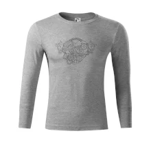 Steampunk srdce kreslené