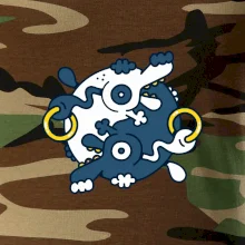 Yin & Yang abstraktné psy Yin & Yang abstraktné psy