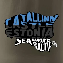 Mapy - názvy miest - Estónsko