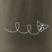 Dráha letu motýľa - slučka