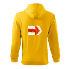 Párová turistická značka červená Párová turistická značka červená