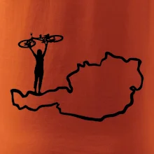 Cyklistka - Mapa Rakúska