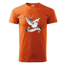 Love holubica - kreslená