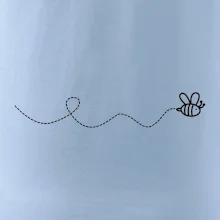 Dráha letu včely - vlnovka