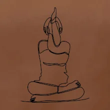 Jóga v sede jedným ťahom