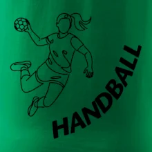 Handball nápis šikmo 1