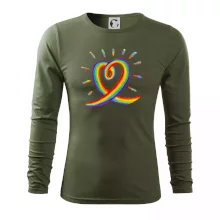 Srdce pride dúha kreslená Srdce pride dúha kreslená