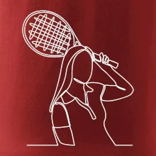 Tenistka jedným ťahom