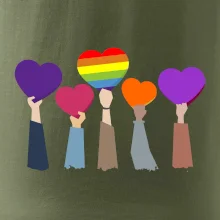 LGBT ruky srdce