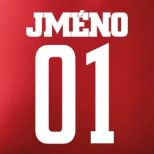 Futbalový dres - vlastné meno a číslo