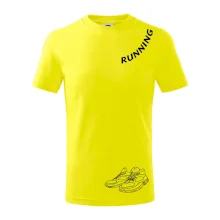 Running nápis šikmo