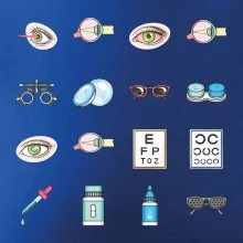 Očný lekár ikony