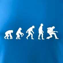 Evolúcia gitarista - kľačiaci