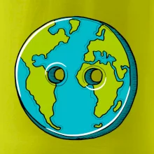 Planéta krajiny gombík (Pecka design)