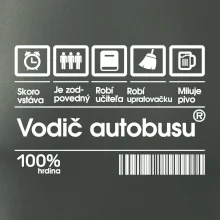 Čiarový kód - Vodič autobusu