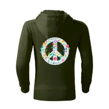 Peace and love symbol