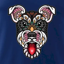 Knírač hlava barevná